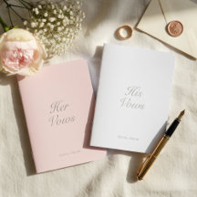 Blush Pink & White His and Her Wedding 