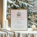 Blush pink winter Don't say baby game Poster<br><div class="desc">Blush pink winter Don't say baby game Poster.
Matching items available.</div>