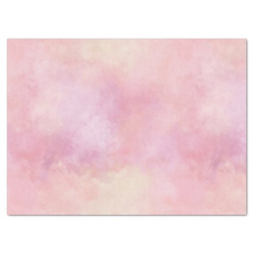 Blush Pink Yellow Tie dye Tissue Paper