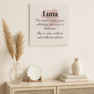 Blush Poetic Meaning Acrylic Print