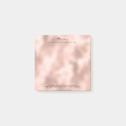 Blush Powder Skinny Name Web Telephone Square Post_it Notes