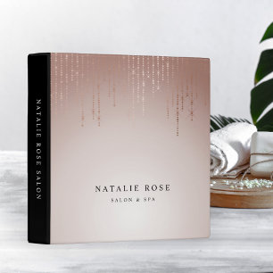 Blush Rain Personalized 3 Ring Binder