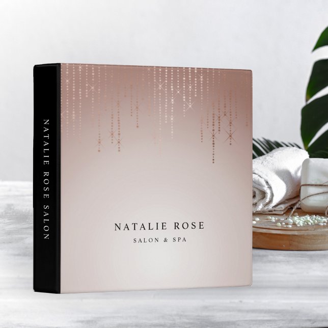 Blush Rain Personalized 3 Ring Binder (Creator Uploaded)