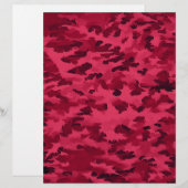 Blush Red Camouflage Pattern (Front/Back)