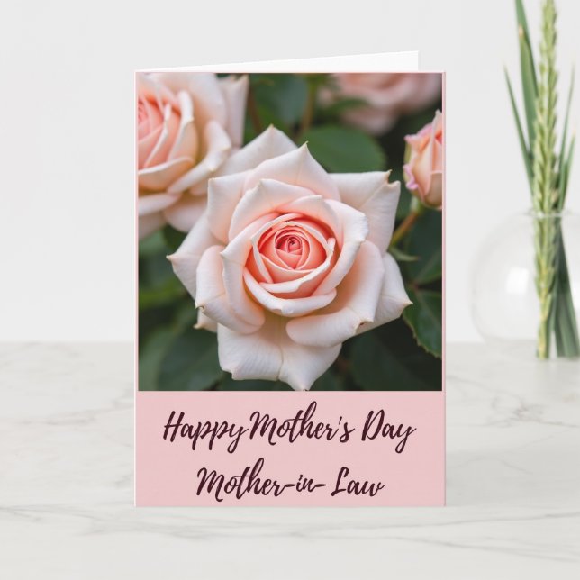 Blush Rose Affection Card (Front)