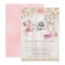 Blush Rose Girl Forest Woodland Animal Baby Shower