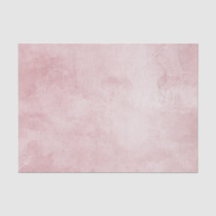 Blush & Rose Gold Framed Floral Watercolor Wedding Tissue Paper