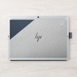  Blush Rose Gold Glitter Faux  Leather  HP Laptop Skin
