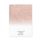 Blush rose gold glitter jewelry earring display