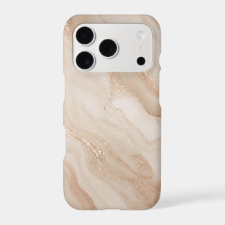 Blush Rose Gold Marble Swirl Phone Case IPHONE 18