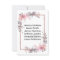 Blush & Rose Gold Table Number Seating Chart