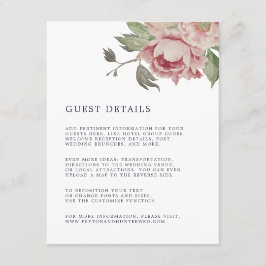 Change Of Wedding Venue Card