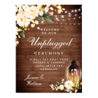 Blush Roses Floral Unplugged Wedding Ceremony