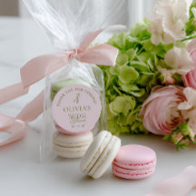 Blush & Sage Green Bridal Shower Favor