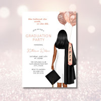 Blush She Believed She Could Graduation Party