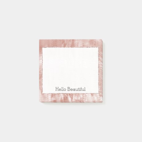 Blush Shell Pink  Post_it Notes