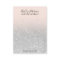 Blush silver glitter jewelry earring display