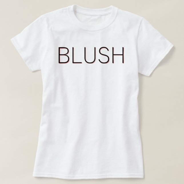 Blush Sleeve T-Shirt (Design Front)