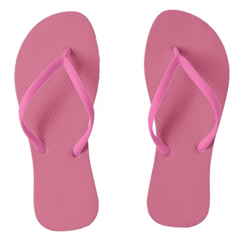 Blush solid color  flip flops