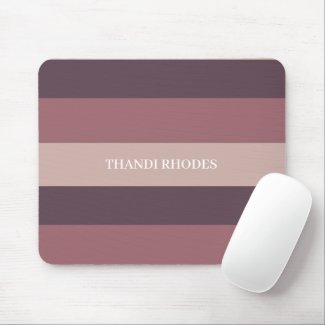Blush stripes color palette monogram