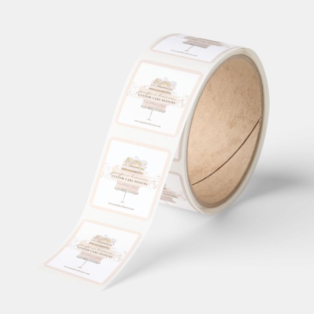 Blush Treat Box Seal (Roll)