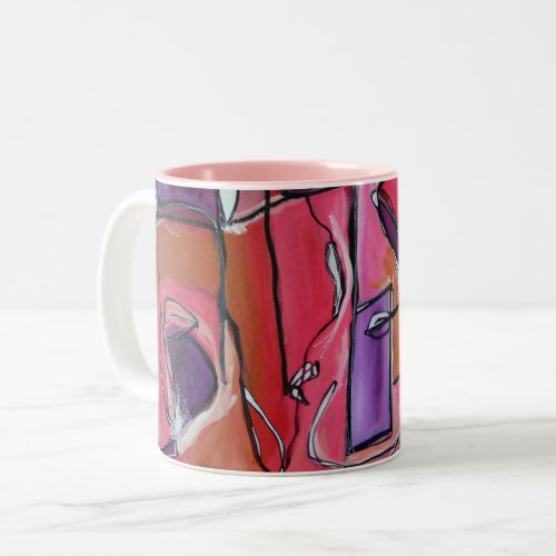 "Blush" Two Tone Mug