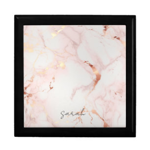 Blush Velvet Jewelry Box