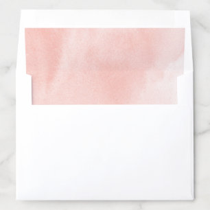Blush Watercolor Envelope Liner
