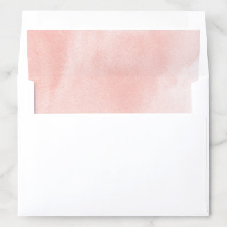 Blush Watercolor Envelope Liner