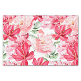 Blush Floral Tissue Paper