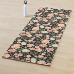 Blush Watercolor Floral Yoga Mat<br><div class="desc">Customize the background color to suit your taste,  you can also copy the pattern to the back side.</div>
