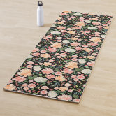 Modern minimal abstract geometric ice cream colors yoga mat, Zazzle