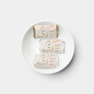 Blush We Can Bearly Wait Bear Birds Baby Shower Hershey's Miniatures