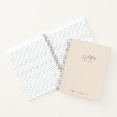 Blush Wedding Plans Notebook (Inside)