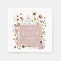 Blush Wildflower Fairy Fairy Girl Birthday Party