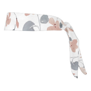 Blush Wildflower Tie Headband