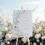 Blush Wildflowers 60th Birthday Welcome Poster<br><div class="desc">Welcome guests in style with this stunning blush pink wildflowers 60th birthday welcome sign! Perfect for celebrating your loved one's 60th birthday, this elegant design features soft pink floral elements and beautiful greenery. Easily customize the text to match your party details and create a striking entrance that sets the tone...</div>