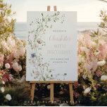 Blush Wildflowers 90th Birthday Welcome Poster<br><div class="desc">Welcome guests in style with this stunning blush pink wildflowers 90th birthday welcome sign! Perfect for celebrating your loved one's 90th birthday, this elegant design features soft pink floral elements and beautiful greenery. Easily customize the text to match your party details and create a striking entrance that sets the tone...</div>