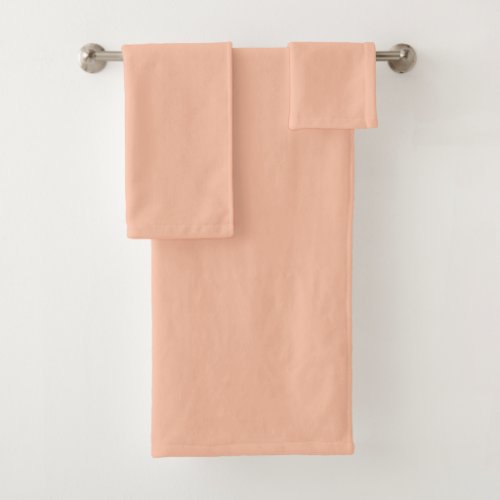 Blushing Apricot Bath Towel Set