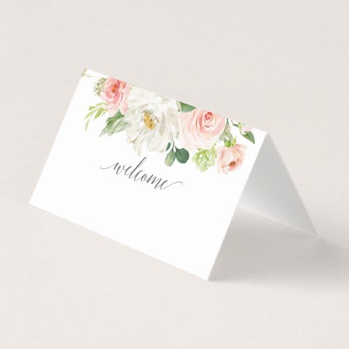 Blushing Blooms Place Cards