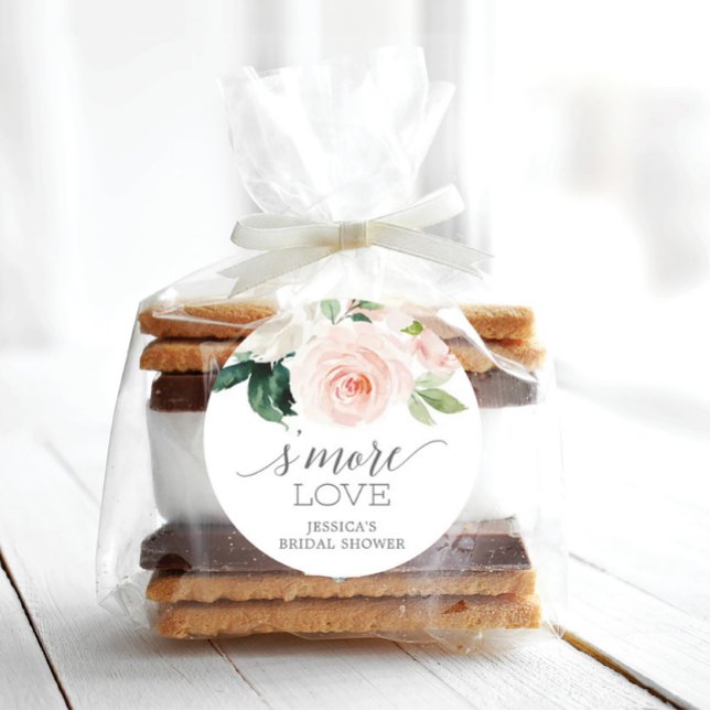 Blushing Blooms S'More Love - Favor Stickers (Creator Uploaded)