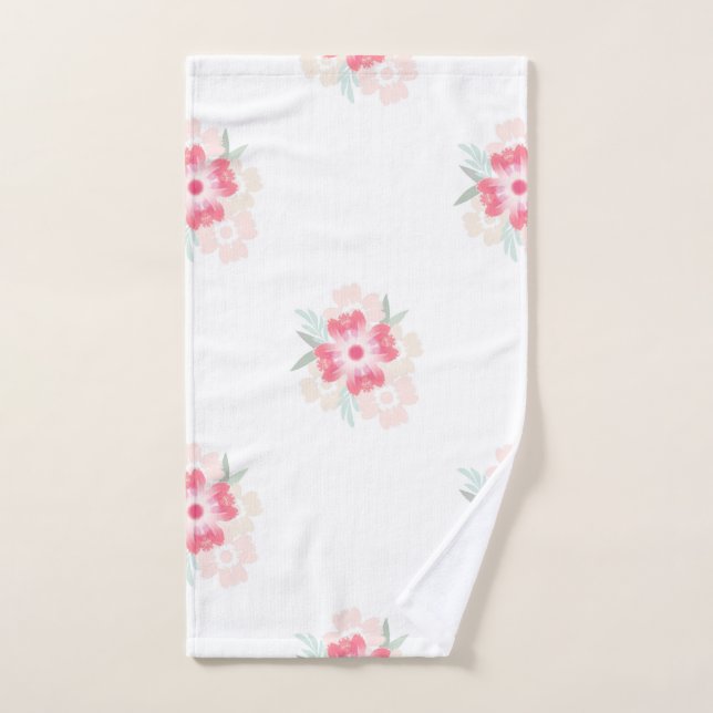 "Blushing Blossom"  Hand Towel (Hand Towel)