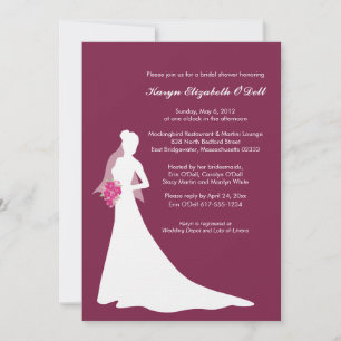 Blushing Bride - Bridal Shower Invitations