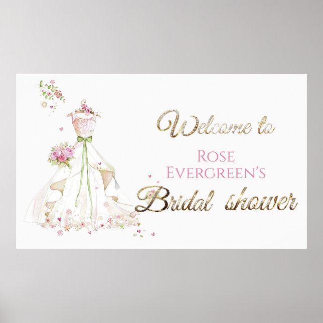 Blushing Bride in Bloom Bride to Be Poster (Front)