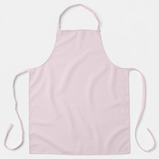 Blushing Bride Pink Solid Color Apron (Front)