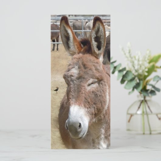 Blushing Burro - Kids Bookmarks School Supplies (Standing Front)