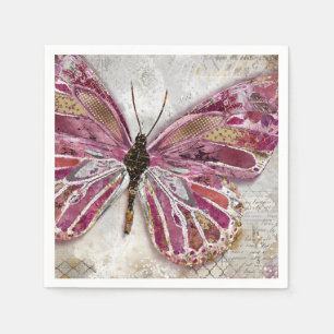 Blushing Butterfly Napkins