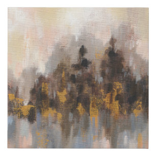 Blushing Forest I Faux Canvas Print