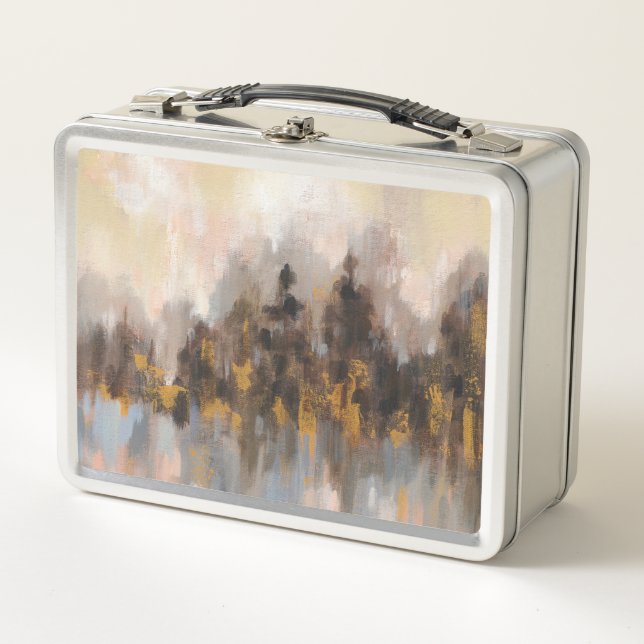 Blushing Forest I Metal Lunch Box (Front)