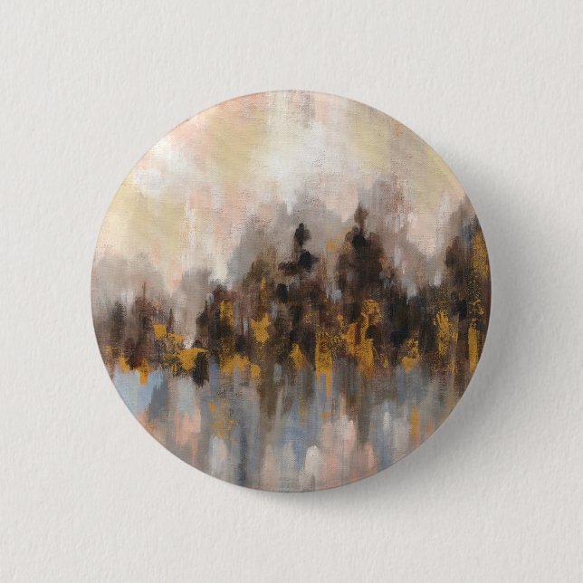 Blushing Forest I Pinback Button (Front)